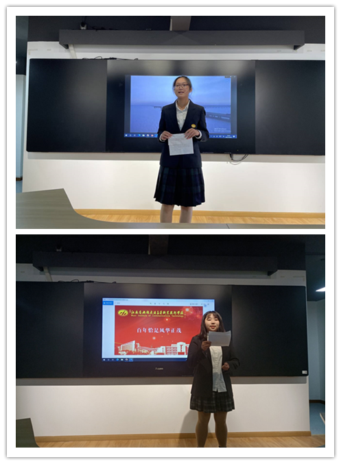 信息管理学院张由琢、顾潇媛同学成功晋级“请党放心，强国有我”主题演讲决赛